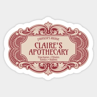 Claire's Apothecary Sticker